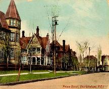 Postcard image of Prince Street, early 1900s; Doug Murray, postal historian