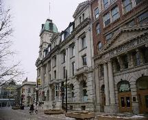 View of Old Post Office--City Hall Building from southwest highlighting the stone facade, 2006.; Ross Herrington, 2006.
