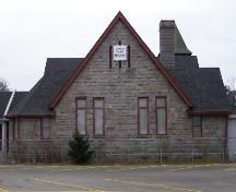 The rear (north) elevation of the Yarmouth County Museum, Yarmouth, NS; Heritage Division, NS Dept. of Tourism, Culture & Heritage, 2006