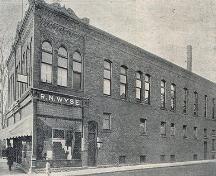 R. N. Wyse Building - c1918 - looking northwest; Moncton Museum