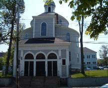 Front elevation, St. George's Church, Brunswick Street, Halifax, 2004.; Heritage Division, NS Dept. of Tourism, Culture and Heritage, 2004.