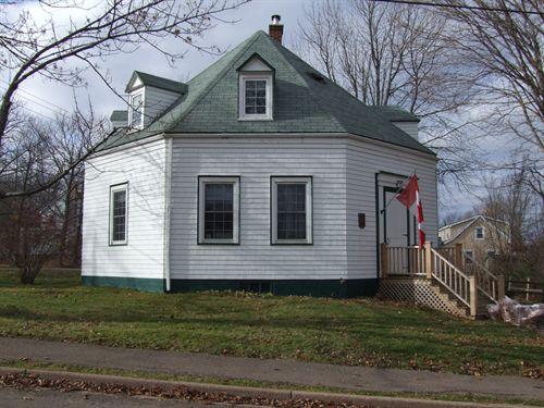 Fraser Octagon House, view from Maple Avenue