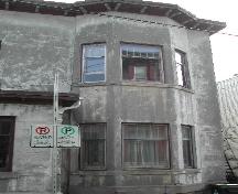 Ernest Hagerman Residence - This photograph shows the bay window and cornice, 2004; City of Saint John