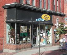 This photograph shows the storefront of the building, 2004; City of Saint John