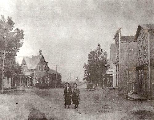 Principale Street before the 1922 fire