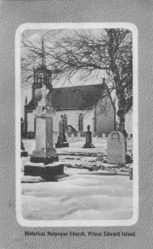 Postcard Image of Princetown Church