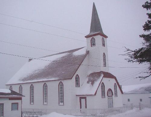 Elliston United Church, winter 2006