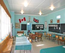 Interior view of Hilbre School, Hilbre, 2006; Historic Resources Branch, Manitoba Culture, Heritage and Tourism, 2006