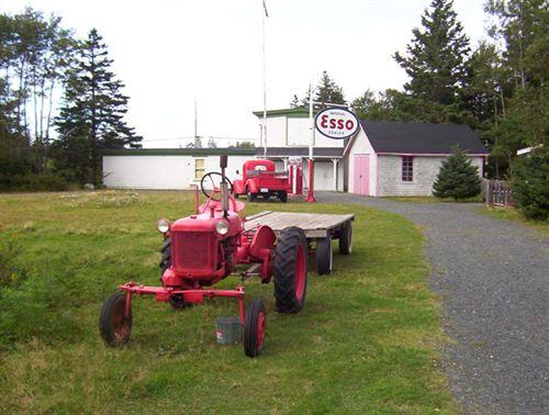 Farm equipment and garage