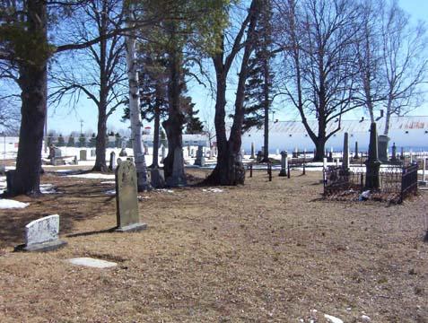 St. John's and St. Luke's Cemetery - Looking east