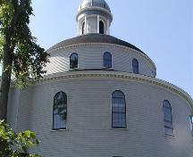Side elevation of rotunda, St. George's Church, Halifax, Nova Scotia, 2005.; Heritage Division, NS Dept. of Tourism, Culture and Heritage, 2005.