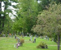 Picturesque view of St. Stephen Rural Cemetery; Town of St. Stephen
