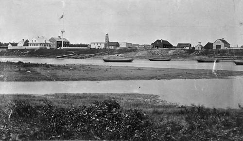 Historic view of Moose Factory – 1870