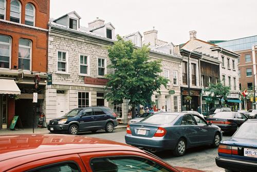 View of façade at 346-352 King – July 2004