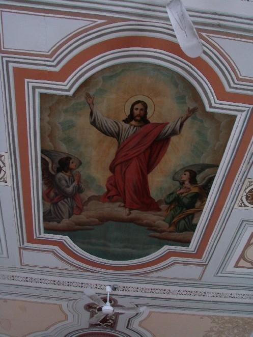 Ceiling painting in St. Peter's Cathedral