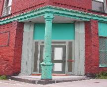 This image provides a view of the Queen Street corner entrance, 2005.  ; City of Saint John