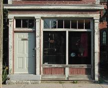 This image provides a view of the front façade’s storefront design, 2005.
; City of Saint John