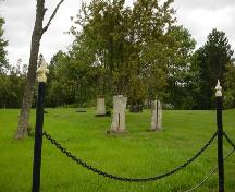 Overall view of the Loyalist Burial Ground; Town of St. Stephen