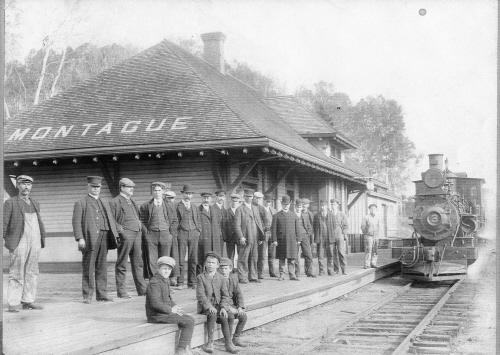 Arrival of first locomotive, July 1, 1906