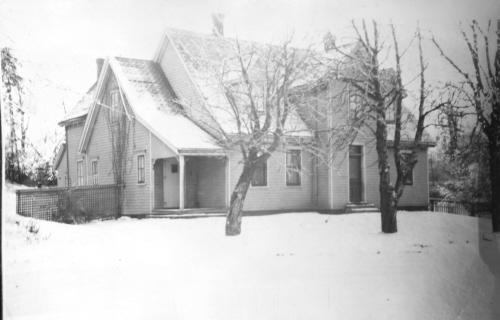 Archive image of the house in winter
