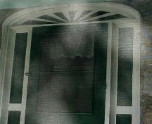 This image shows a view of the fanlight; Town of St. Stephen