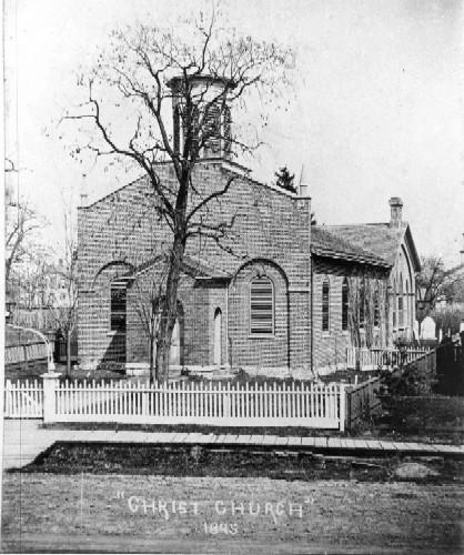 Christ Church (west) front façade 1895