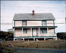 View of main facade of William Ellis Saint House, Bonavista.; Heritage Foundation of Newfoundland and Labrador, 2005