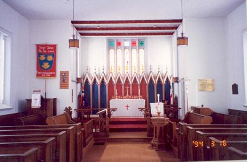 Interior view to altar – 1994