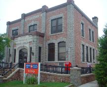 This image shows the front façade of the building, 2008; Province of New Brunswick