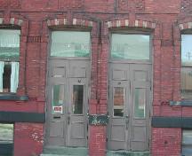 This photograph shows the entrances to the two properties, 2005; City of Saint John