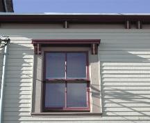 This photograph shows one of the windows in the building, 2005; City of Saint John