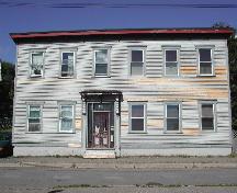 This photograph shows the front façade of the building, 2005; City of Saint John