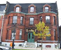 This photograph is a contextual view of the building on Orange Street, 2005.; City of Saint John