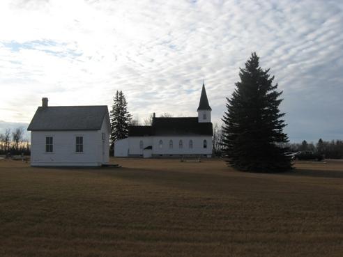 View of the property from the north