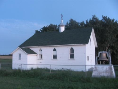 Church exterior, from the north
