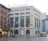 Hastings Street and Carrall Street facades