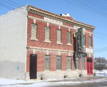 Primary elevation, from the southwest, of the Belgian Club, Winnipeg, 2006; Historic Resources Branch, Manitoba Culture, Heritage, Tourism and Sport, 2006