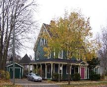 806 George Street, showing wrap-around veranda; City of Fredericton