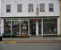 This photograph shows the attractive storefront of the building, 2008; Town of St. Andrews
