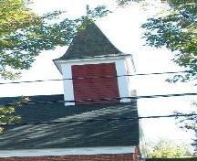 St. John's Anglican Church, Moschelle, N.S., bell tower with shiplap siding, 2009.; Heritage Division, NS Dept. of Tourism, Culture and Heritage, 2009
