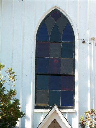 Decorative Tracery Window over Front Doorway