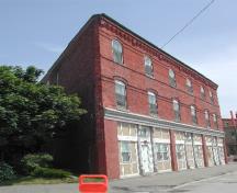 This photograph shows the flat iron shape of the building; City of Saint John