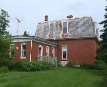 Rear elevation, James Miller House, Shubenacadie East, Nova Scotia, 2007.
; Heritage Division, NS Dept. of Tourism, Culture and Heritage, 2007.