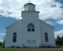 Front perspective, Holy Rosary Church, Ballantyne's Cove, Nova Scotia, 2009.; Heritage Division, N.S. Dept. of Tourism, Culture and Heritage, 2009.