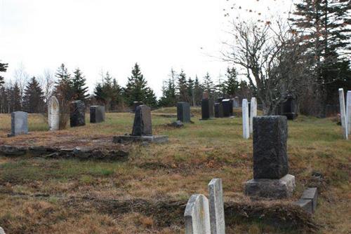Old Seal Cove Cemetery - Terraced lots