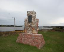 Showing memorial cairn; Province of PEI, Donna Collings, 2009