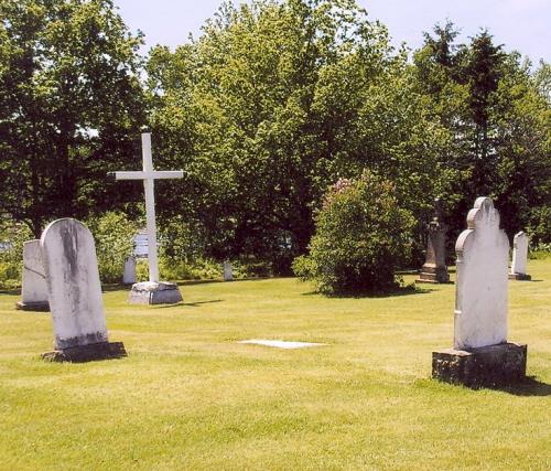 Overview of cemetery grounds