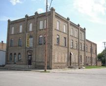 View of the front and west sides of the building, 2009.; Clint Robertson, 2009.