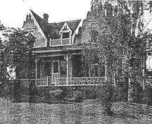This photo was taken midway through the Blight family residency; Village of Hillsborough, William Henry Steeves House Museum archives