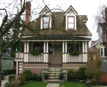 Exterior view of the James A. Taylor House; City of New Westminster, 2008